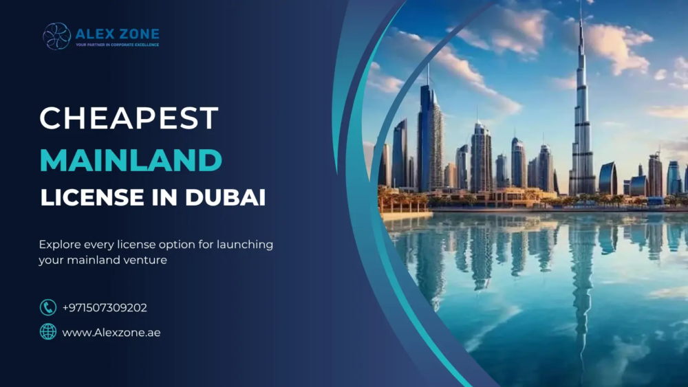 cheapest mainland license in dubai